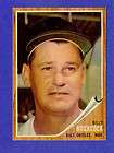 1962 TOPPS #121 BILLY HITCHCOCK, ORIOLES MANAGER CARD  