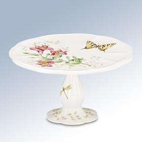Lenox Butterfly Meadow Pedestal Cake Plate  