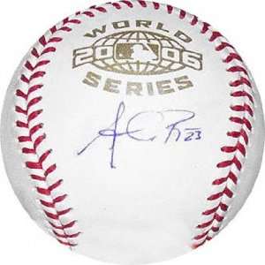 Anthony Reyes Autographed World Series Baseball  Sports 