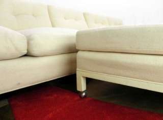 Harvey Probber Sectional Sofa Ottoman Wool Upholstery  