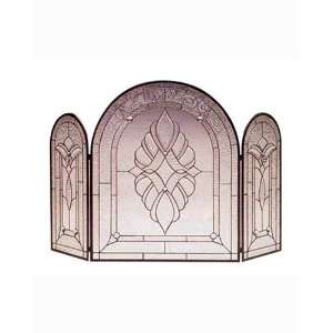  Style Stained Glass Fireplace Screen 50x 30 S003
