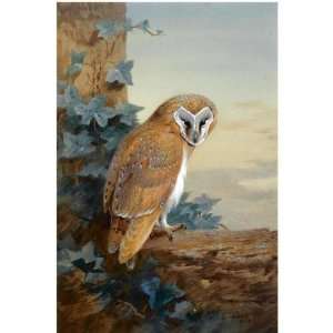  Hand Made Oil Reproduction   Archibald Thorburn   32 x 32 