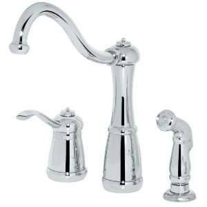 Price Pfister 026 3NCC Marielle Single Handle Kitchen Faucet with Side 