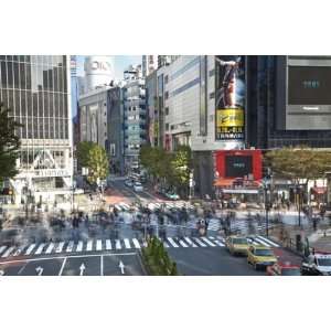   Crossing, Shibuya, Tokyo, Japan by Jon Arnold, 72x48