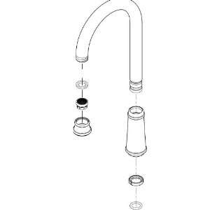 Pfister 920 056A Polished Chrome Ashfield Collection 43 Series Spout 