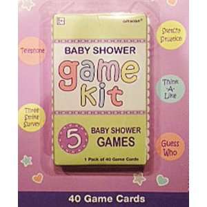  Baby Shower Game Kit   5 Baby Shower Games Baby