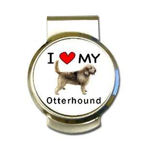  I Love My Otterhound Money Clip