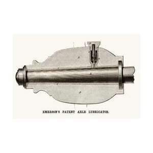  Emersons Patent Axel Lubricator 28x42 Giclee on Canvas 