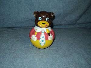 Vintage First Years ROLY POLY BEAR 1970s by KIDDIE PRODUCTS  