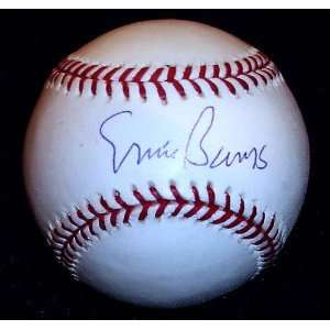  Ernie Banks Autographed Baseball