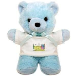    Teddy Bear Blue Periodic Table of Elements 