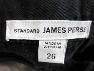 You are bidding on STANDARD JAMES PERSE Black Wide Leg Jeans size 26.