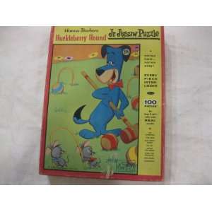   Huckleberry Hoiund Jr. Jigsaw Puzzle 1962 Hanna Barbera Toys & Games