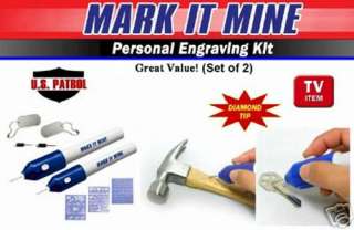 Our Usual Price for Mark it Mine Personal Engraving Kit is $12.00