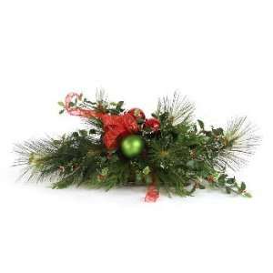  Red & Green Holiday Centerpiece