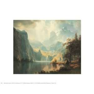  Albert Bierstadt In the Mountains 14x11 Poster Print