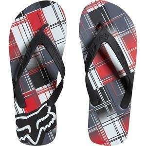  Fox Racing Fade Out Flip Flop Sandals   6/Red Automotive