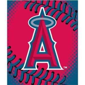  Los Angeles Angels of Anaheim Blanket   Royal Plush 