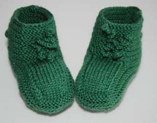 New Crochet Knit Baby Girl Shoes Booties 0 6 Months Four Colors