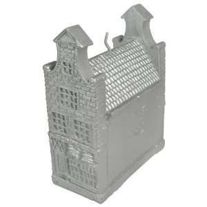  Dutch Canal Row House Candle Silver
