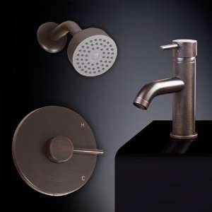  Rotunda Bathroom Faucet Set #6   Shower, Single Hole with 