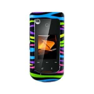  Hard Plastic Design Phone Cover Case Rainbow Zebra For 