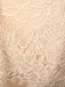 Elizabeth Fillmore Deneuve Strapless Alencon Lace Ivory Couture Bridal 