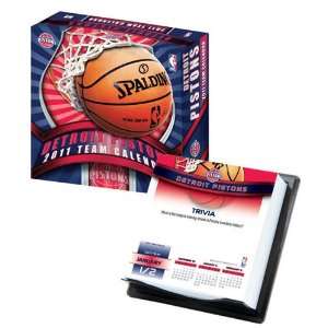    John F. Turner Detroit Pistons 2011 Box Calendar