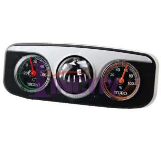in1 Car Auto compass thermometer hygrometer With Base  