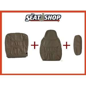  00 01 Ford Excursion Grey Leather Seat Cover bottom/top 