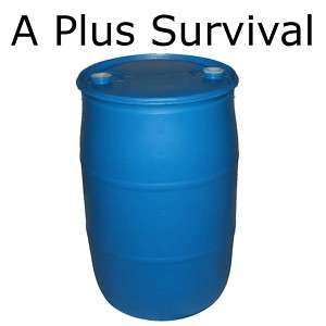 55 Gallon Water Storage Drum   Survival Disaster  