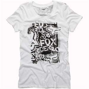  Fox Racing Womens Street Chic Crew Neck T Shirt   X Large 