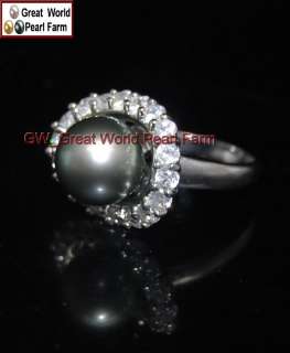 GW Natural 9.7 9.9MM Round South Sea pearl Rind 925S  