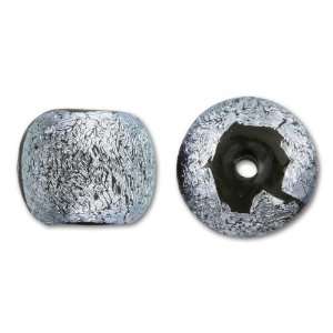  13mm Dichroic Antique Silver Round Bead Arts, Crafts 