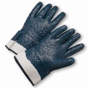  Fully Coated Nitrile Gloves with Rough Finish (lot of 12 
