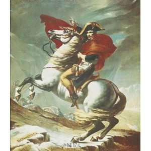  Bonaparte at Mont St. Bernard by Jacques Louis David 9 