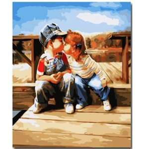DIY Art Canvas Paint Digital Painting Hand crafted 15.6 * 19.5(40 