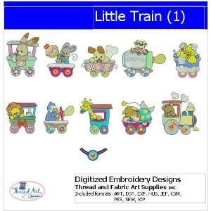 Digitized Embroidery Designs   Little Train(1)