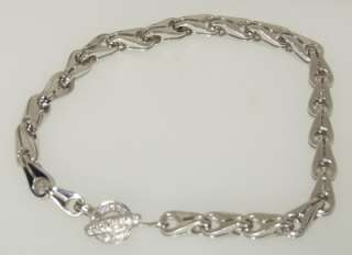 DI MODOLO 18 KT. GOLD AND DIAMOND BICYCLE LINK BRACELET  