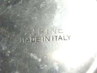   Ice Bucket Hand Hammered Aluminum Italy Alpine POOR MAN SILVER  