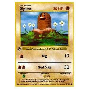  Pokemon   Diglett (47)   Base Set Toys & Games