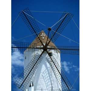  Restored Windmill in Es Mercadal, Menorca, Balearic Islands 