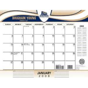  Brigham Young Cougars 2008 Desk Calendar Sports 