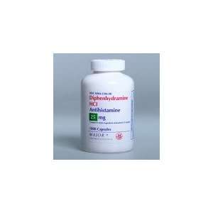  Diphenhydramine Capsules   25mg   Model 65498   Btl of 