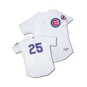 Chicago Cubs Authentic Derrek Lee Home Jersey   White 60  