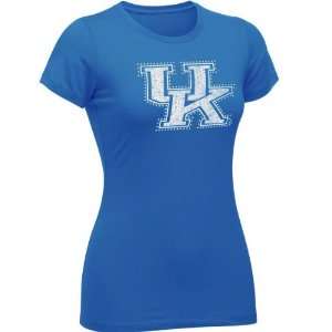  Kentucky Wildcats Womens Royal Krista T Shirt Sports 