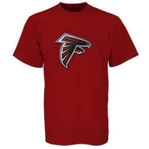  Atlanta Falcons Red Logo Tech T shirt