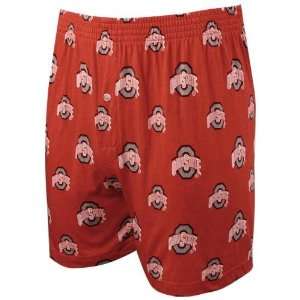    Ohio State Buckeyes Scarlet Tandem Boxer Shorts