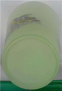   purchase is this Southern Belle green frosted drinking glass tumbler