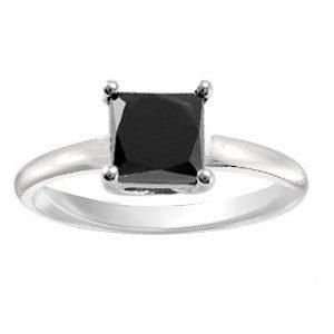 1 ct Princess Cut Diamond Engagement Ring Jewelry